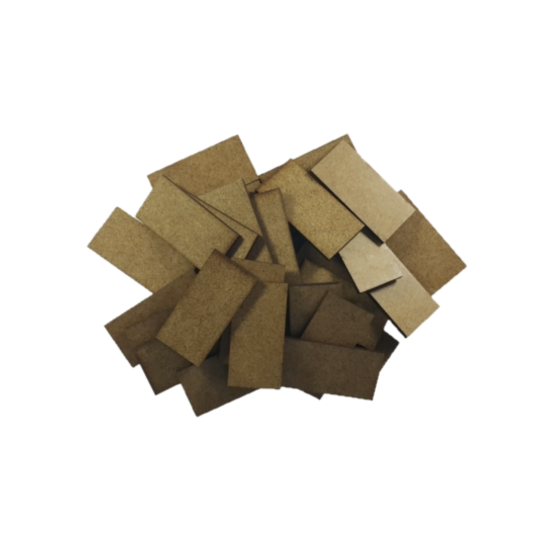 HDF Bases - Prostokątne podstawki pod modele 160mm/40mm x 5